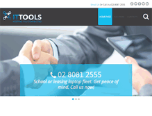 Tablet Screenshot of ittools.com.au